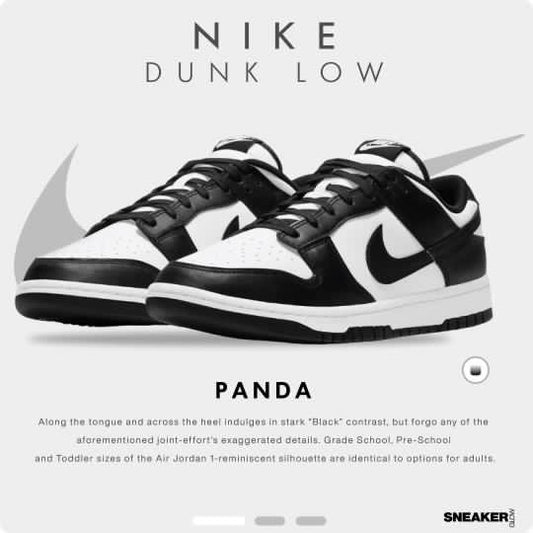 NIKE AIR DUNK LOW RETRO BLACK & WHITE
