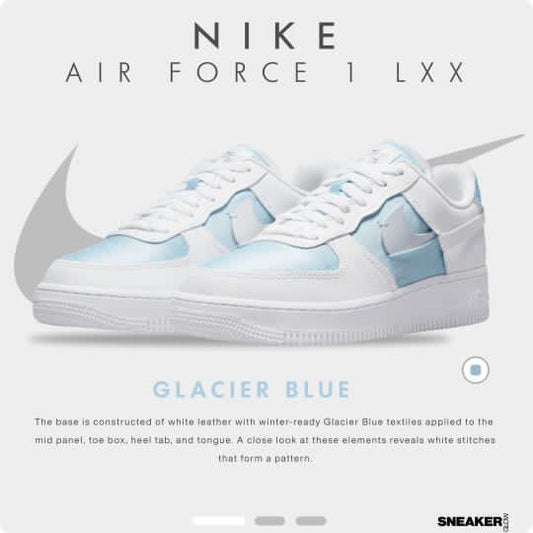 NIKE AIR FORCE 1 LXX GLACIER BLUE