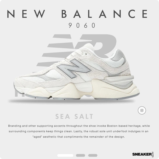 New balance 9060 sea salt white