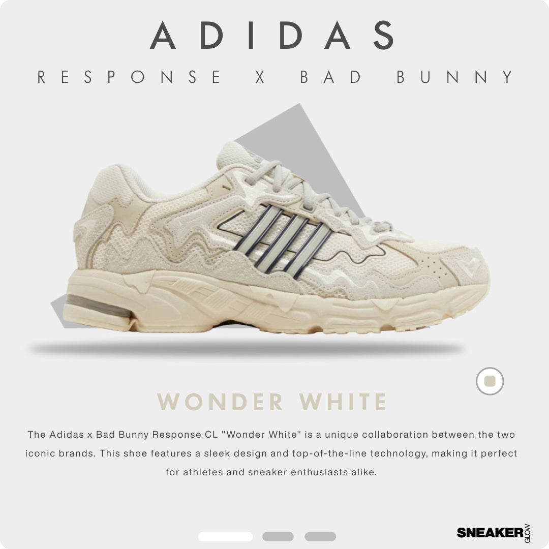 ADIDAS RESPONSE X BAD BUNNY ‘WONDER WHITE’