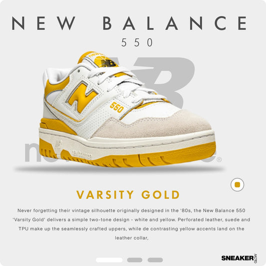 NEW BALANCE 550 VARSITY GOLD