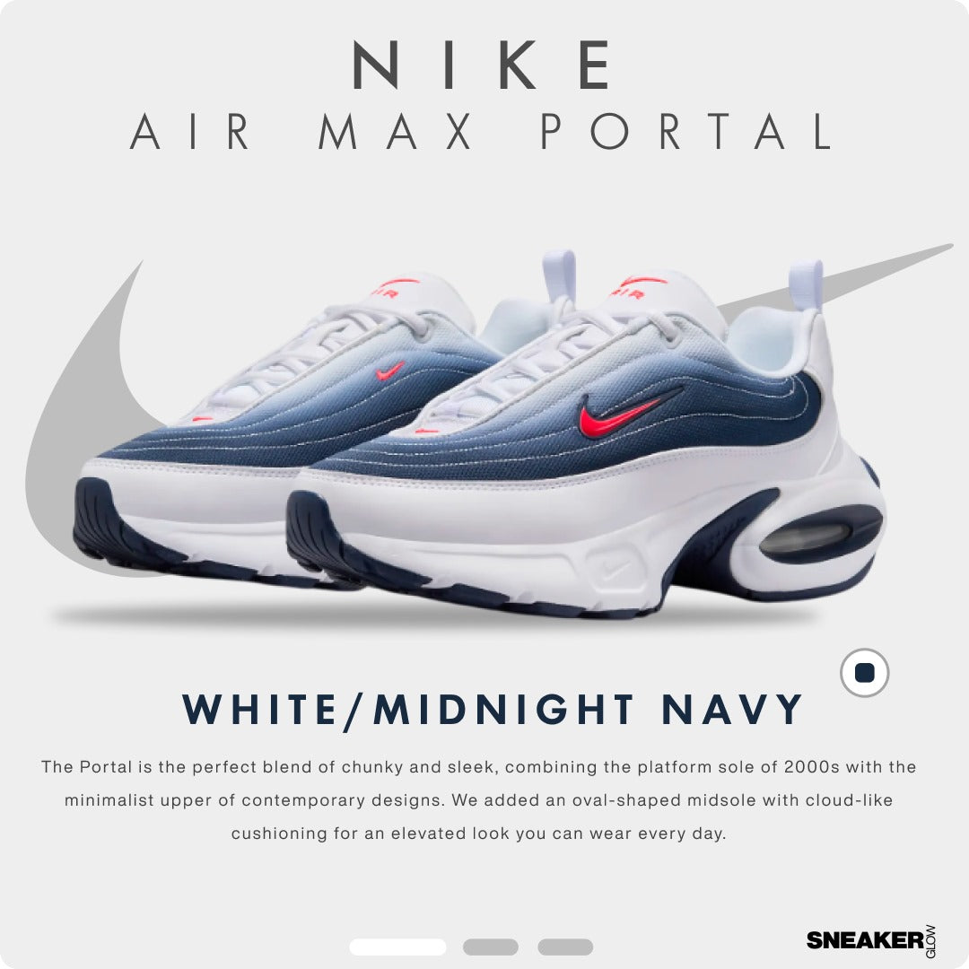 NIKE AIR MAX PORTAL “white/midnight navy”