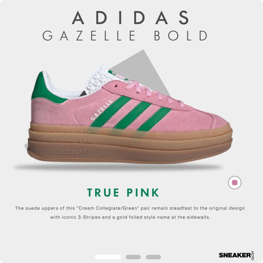 ADIDAS GAZELLE BOLD TRUE PINK